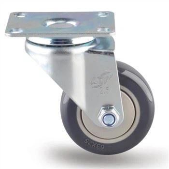 2.5 дюймовый PU Tread PP Core Swivel Casters для троллейбусов